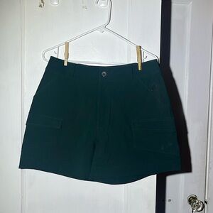 Alder Apparel green hiker shorts